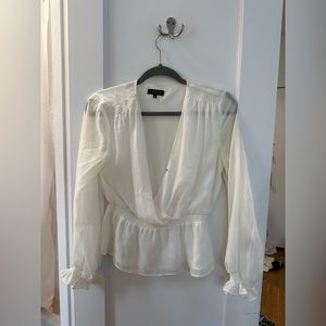 White blouse brand state size small